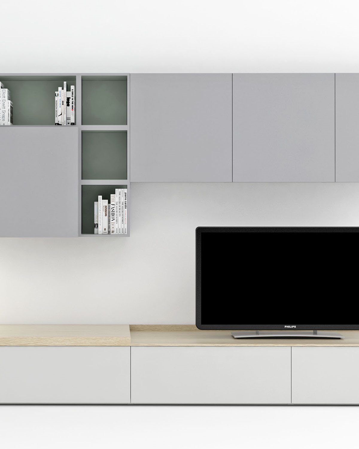 Wandkasten BedHabits Bookliving 10 1200 4